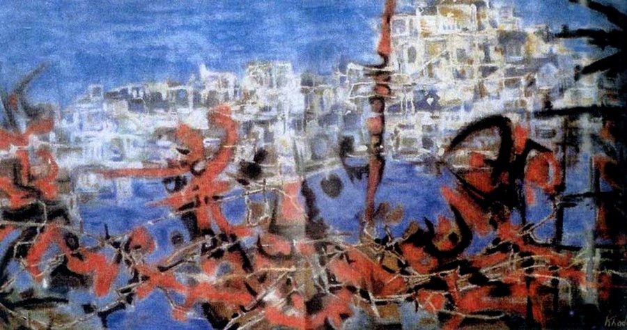 Mohamed Khadda, Les Casbah ne s’assiègent pas, 1961