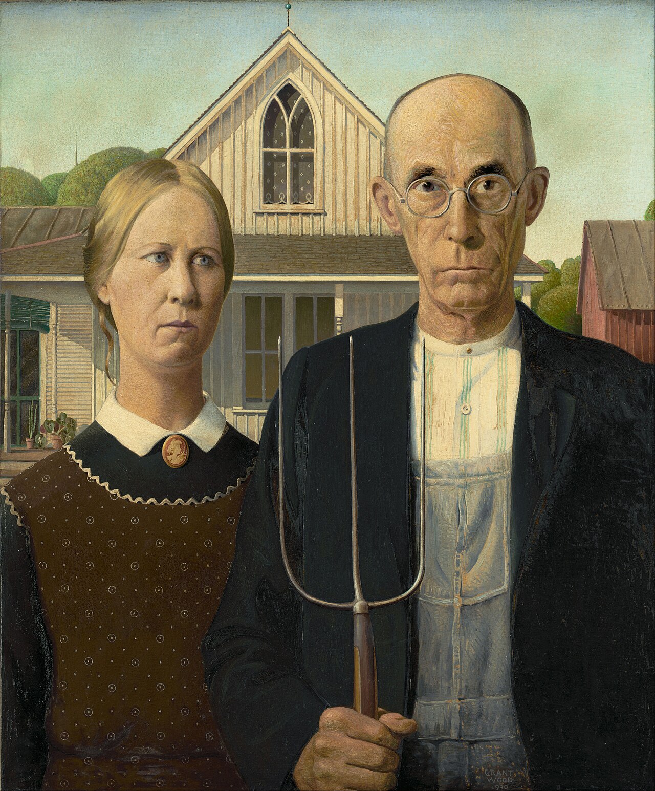 Grant Wood, American Gotic